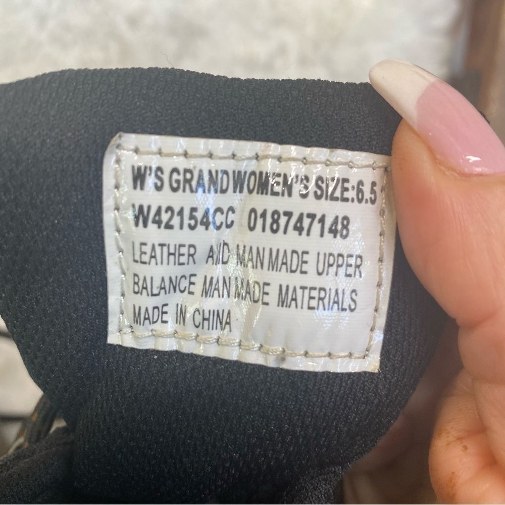 Alpine Design Grand woman brown leather waterproof hiking boots 6.5 - Picture 13 of 14